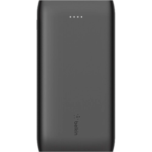 شاحن متنقل بيلكن  10000 ملى أمبير منفذين USB + PD اسود 