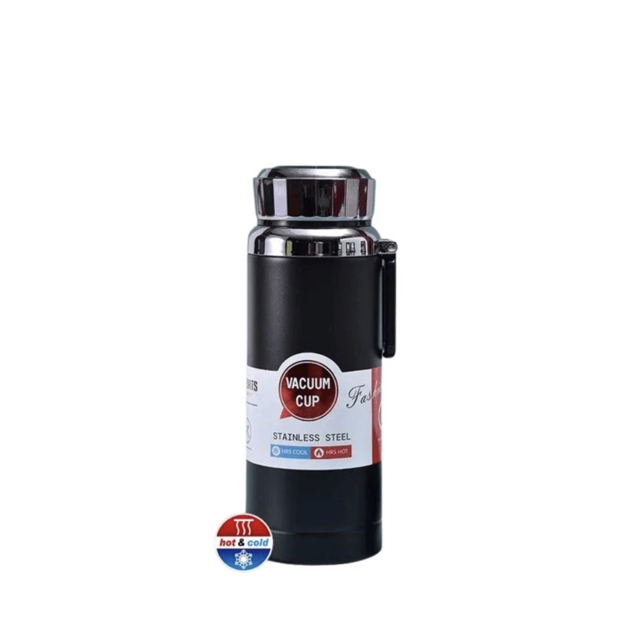 مطارة حفظ المشروبات (بارد و حار) 800ml موج ماكس أسود