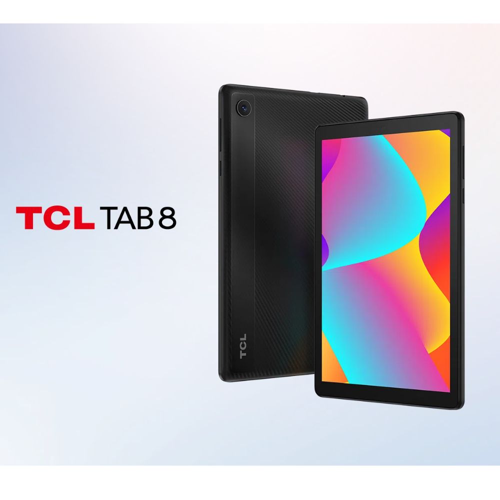 تاب TCL8 ذاكرة 32جيجا 8 انش 3 رام 4G أسود + حافظة