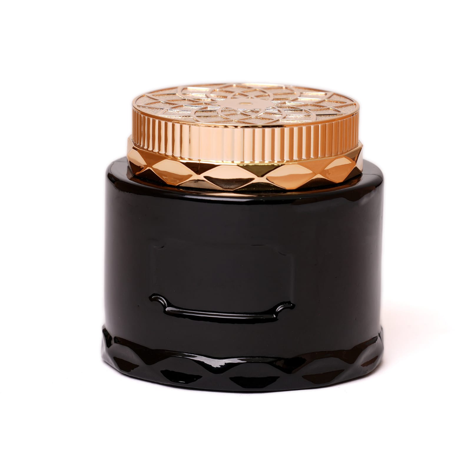عبوة بخور زجاجية 60 جرام -أسود لماع