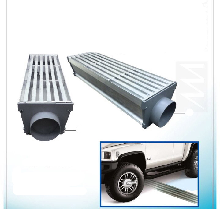  مجرى تصريف شرائح  2 -3 بوصة ريبتال - 5.5M (3بوصة) 