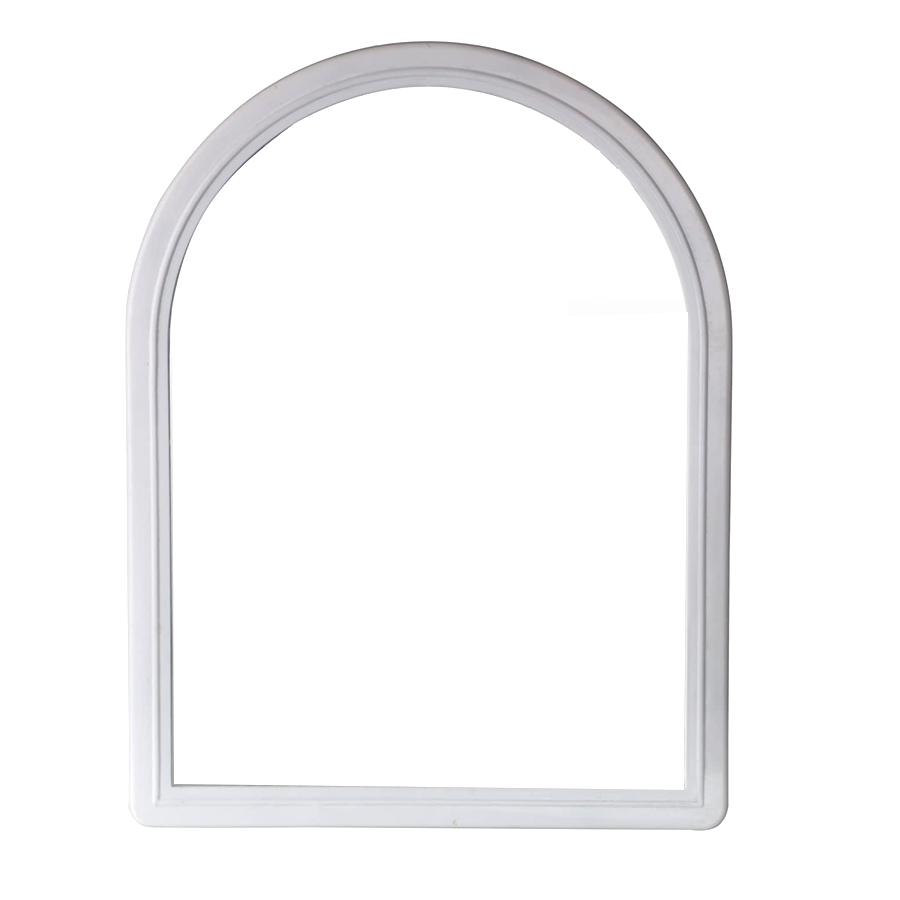  مراية محراب مقاس 45X65 CM  إيطار بلاستيك ابيض 