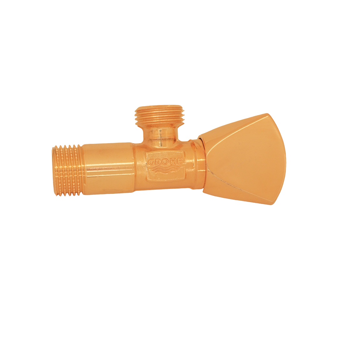  محبس زاوية ذهبي مطفي GROHE  