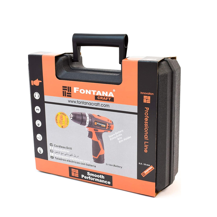  دريل ومفك بطارية شحن 12V 