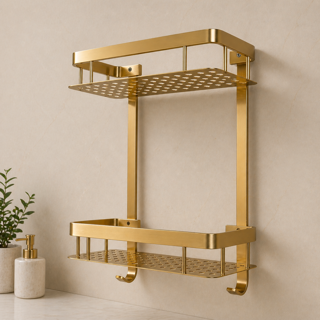 رف مستطيل 2 دور دهبي 