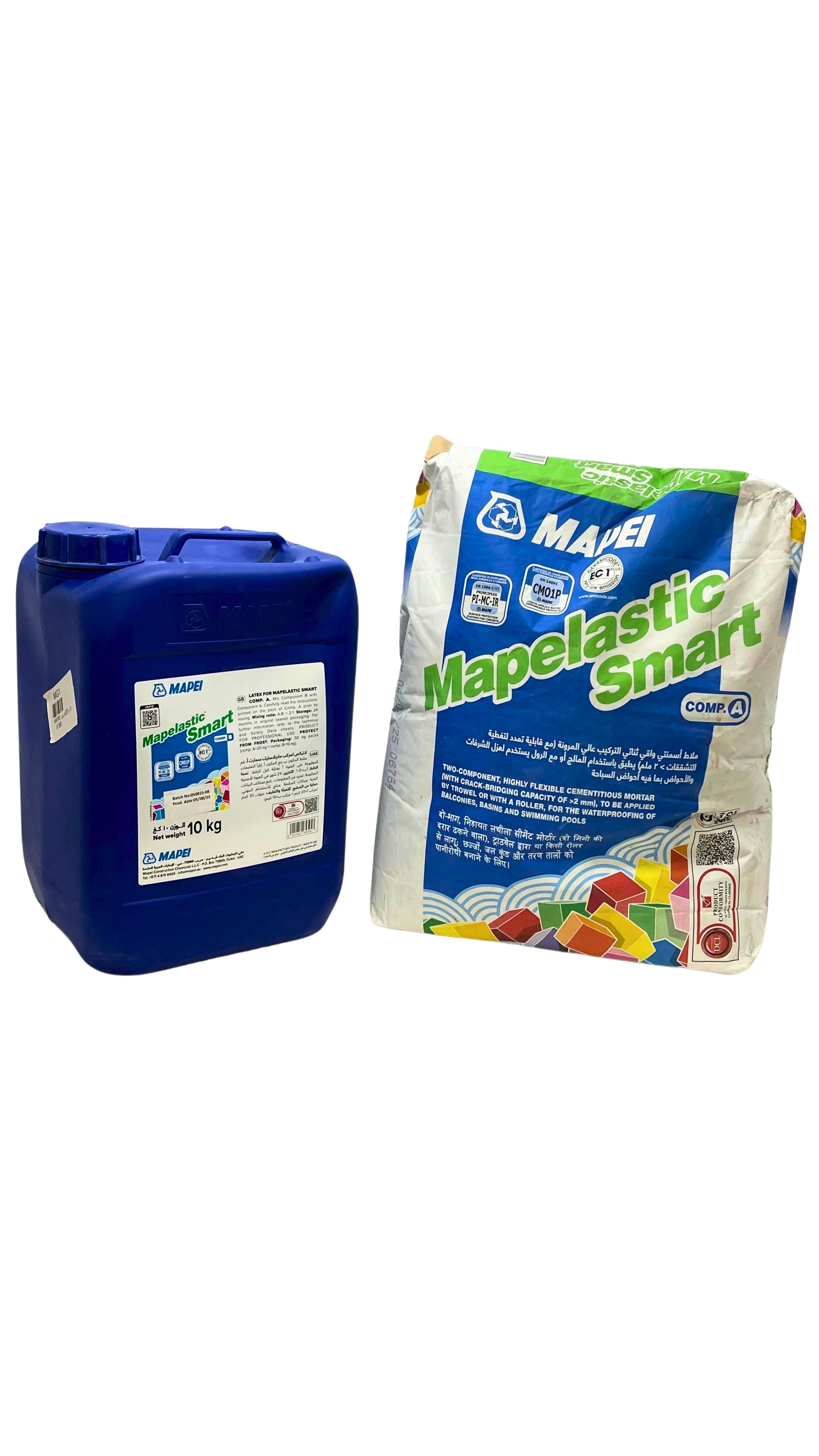  عازل سمارت بودرة 10 كغ مع  كميكل  20 كغ   MAPEI  