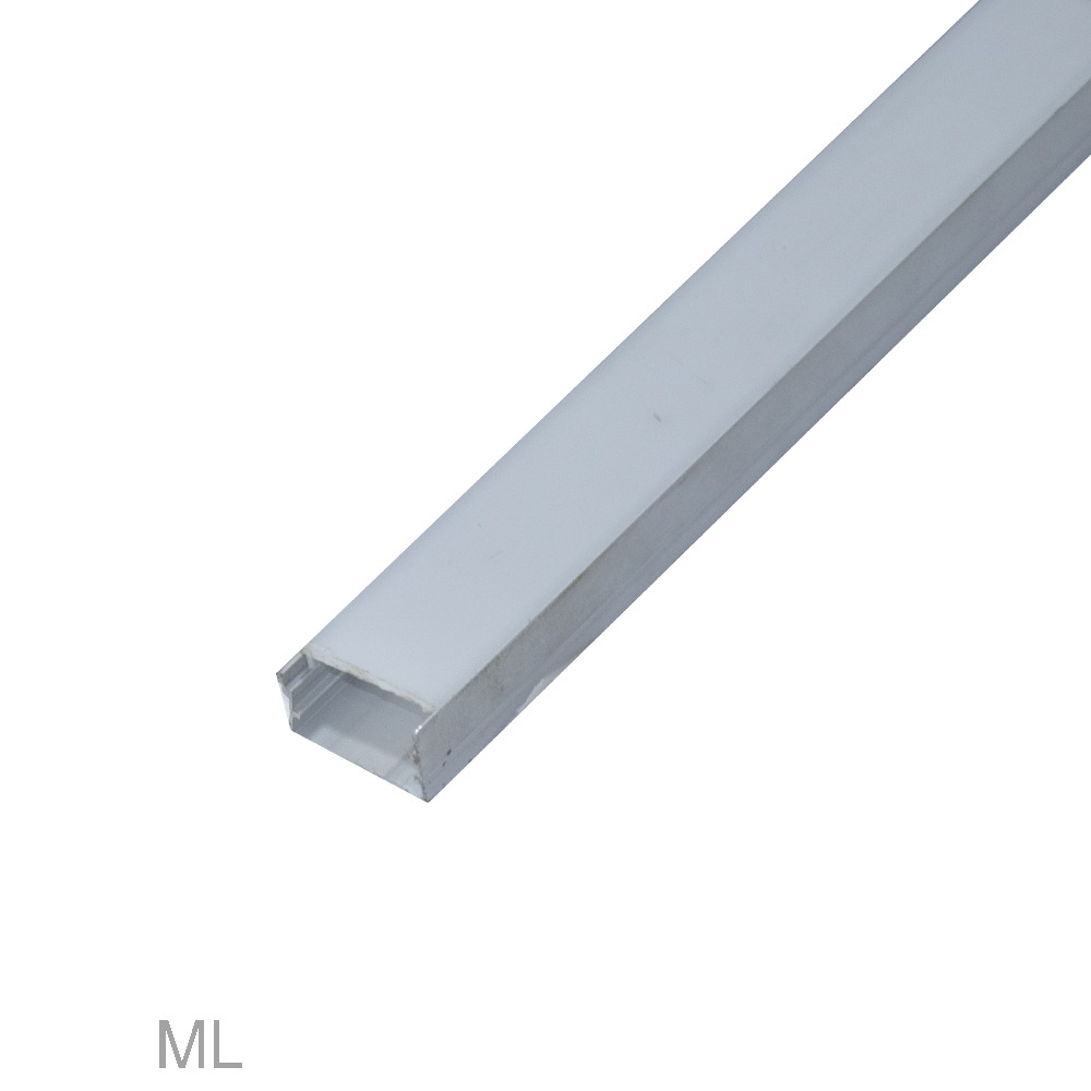  مجرى المنيوم  مع غطاء ثلجي مقاس 23 مل LED 