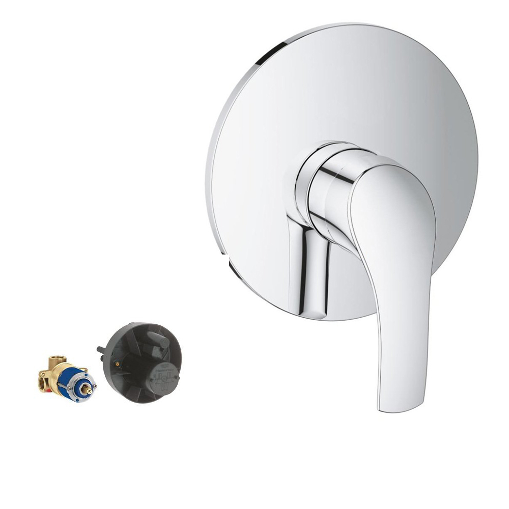  وجه خلاط مخفي ليما خط واحد كروم   Single Lever Bath Mixer  lima 1w 