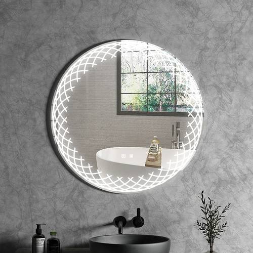   مرآة دائرية  لمس LED 60-CM 