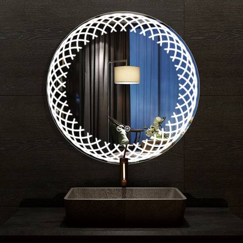   مرآة دائرية  لمس LED 60-CM 