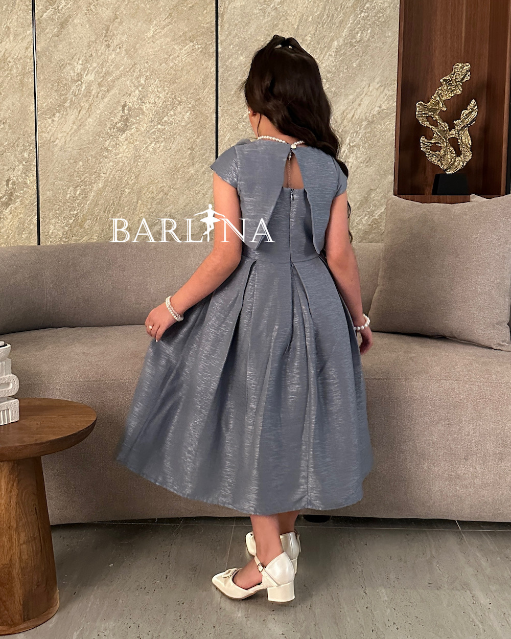 slim fit dress slacks Grey dress with flowers – GUNTINA