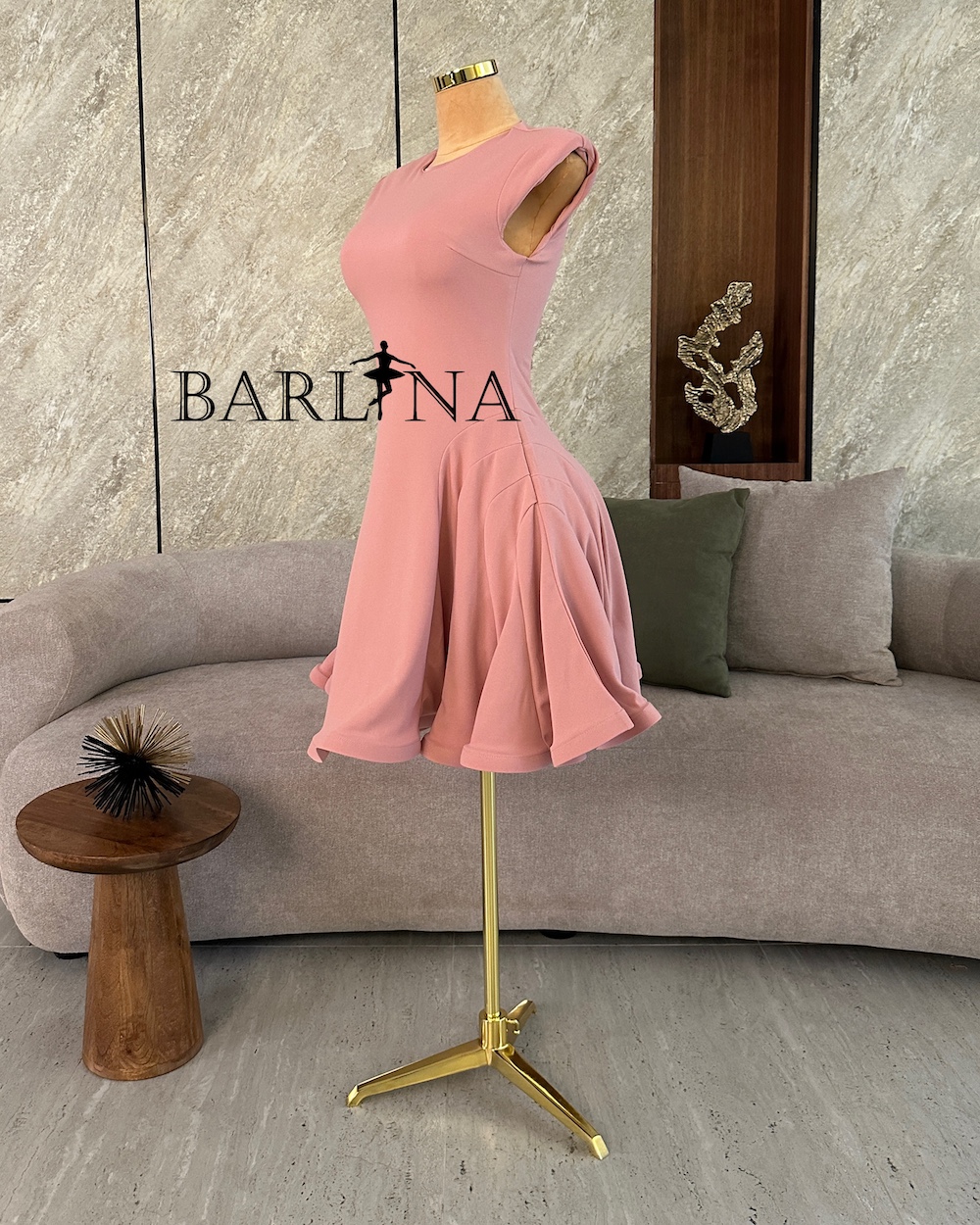 sachin and babi light blue dress Pink