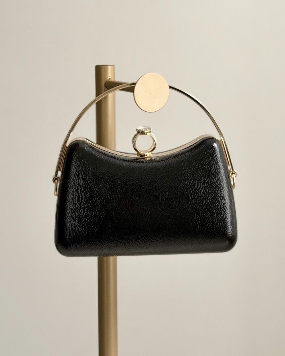 Women's leather bag with a classic design