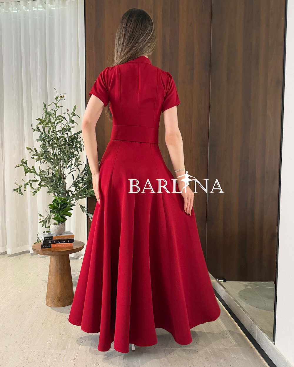 knee length dresses for ladies Mes Demoiselles | Crash Dress - Red