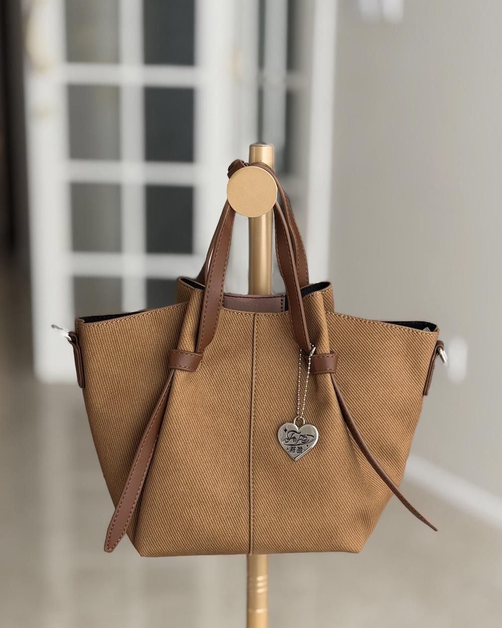 A stylish handbag with a practical design