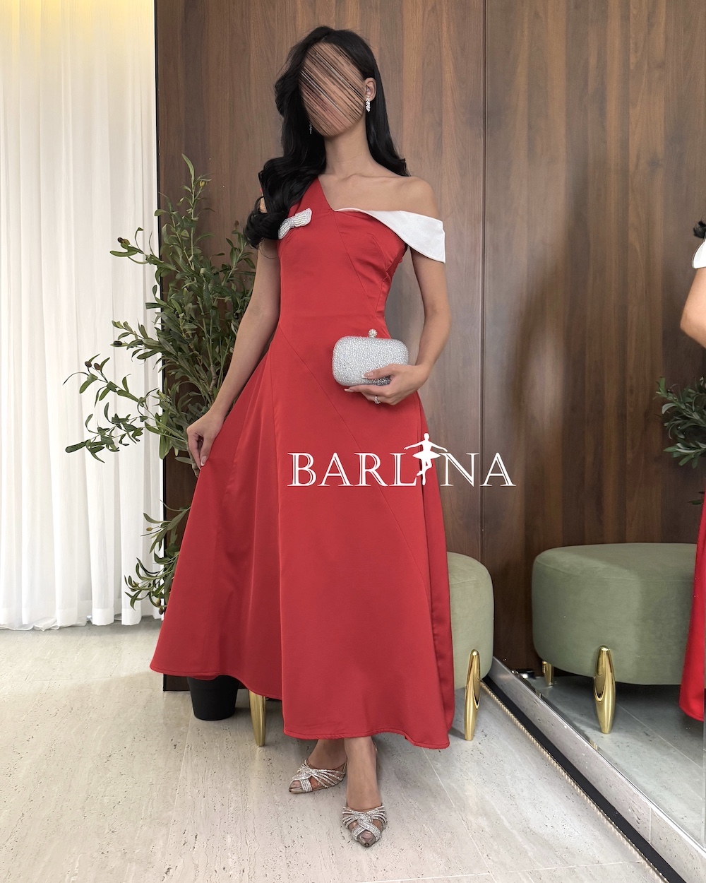 open lace back dress Red One Shoulder Pleated Maxi Dress - All Dresses