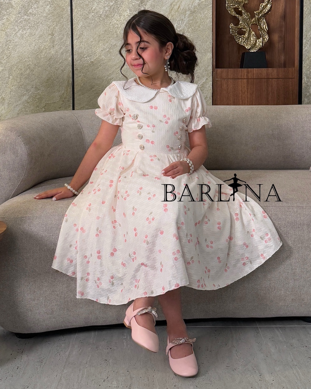 white christmas dresses Dave&Bella Toddler Girls Classic Black White Plaid A-line Party Dress main image 0