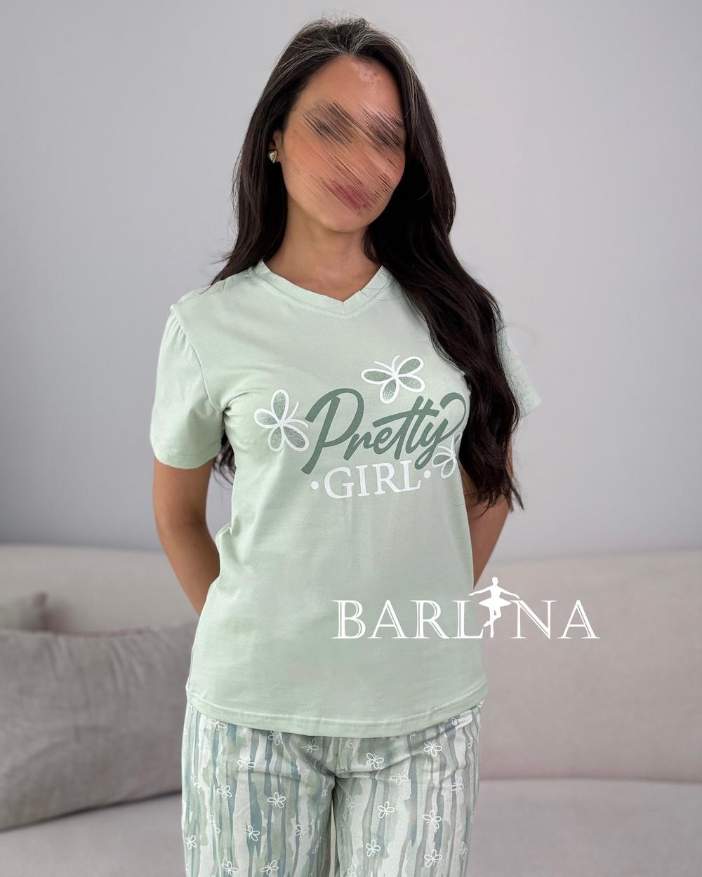Stylish pajamas with striped pants
