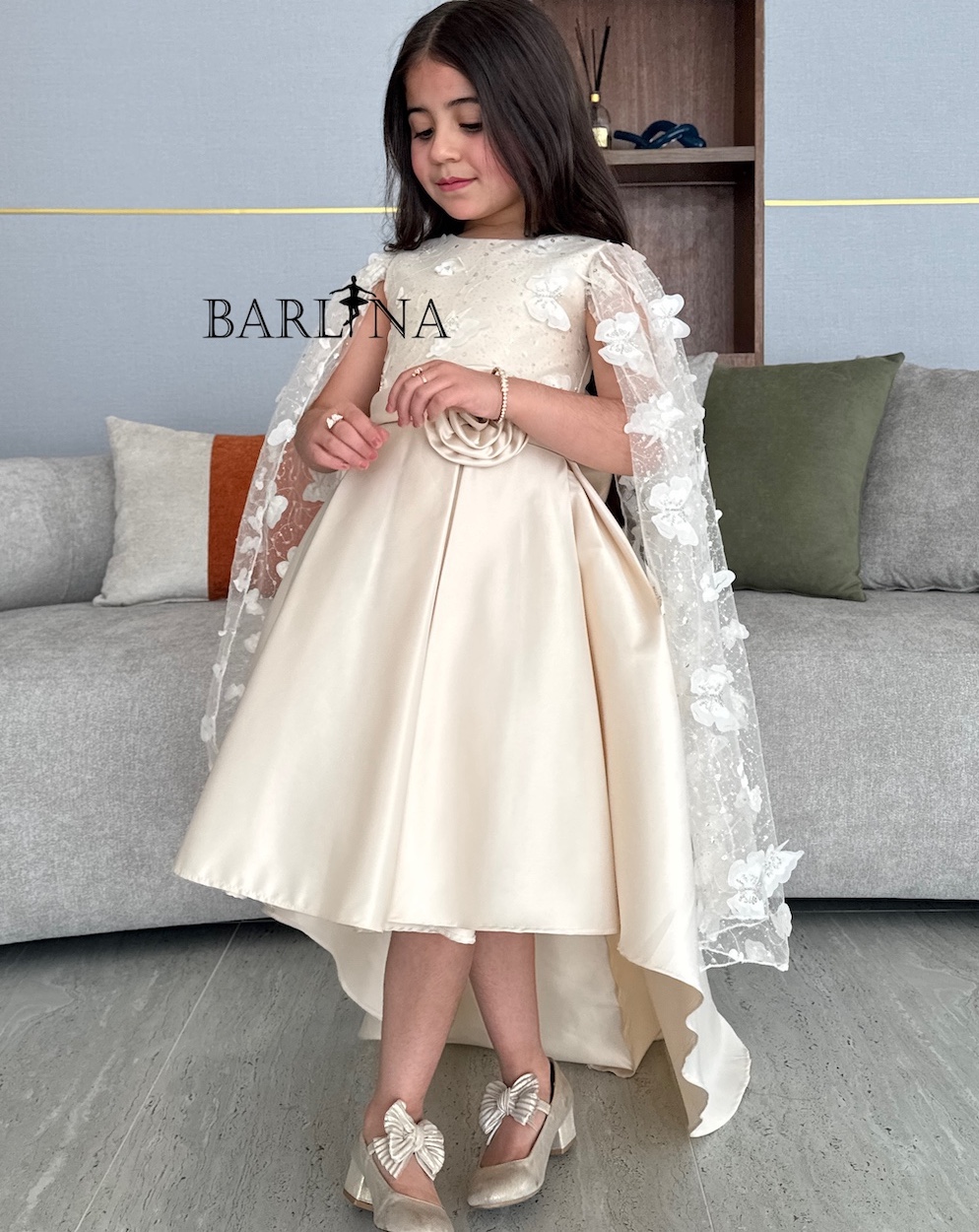 princess polly baby blue dress Fendi Baby Girls FF Jacquard Logo Dress in Beige