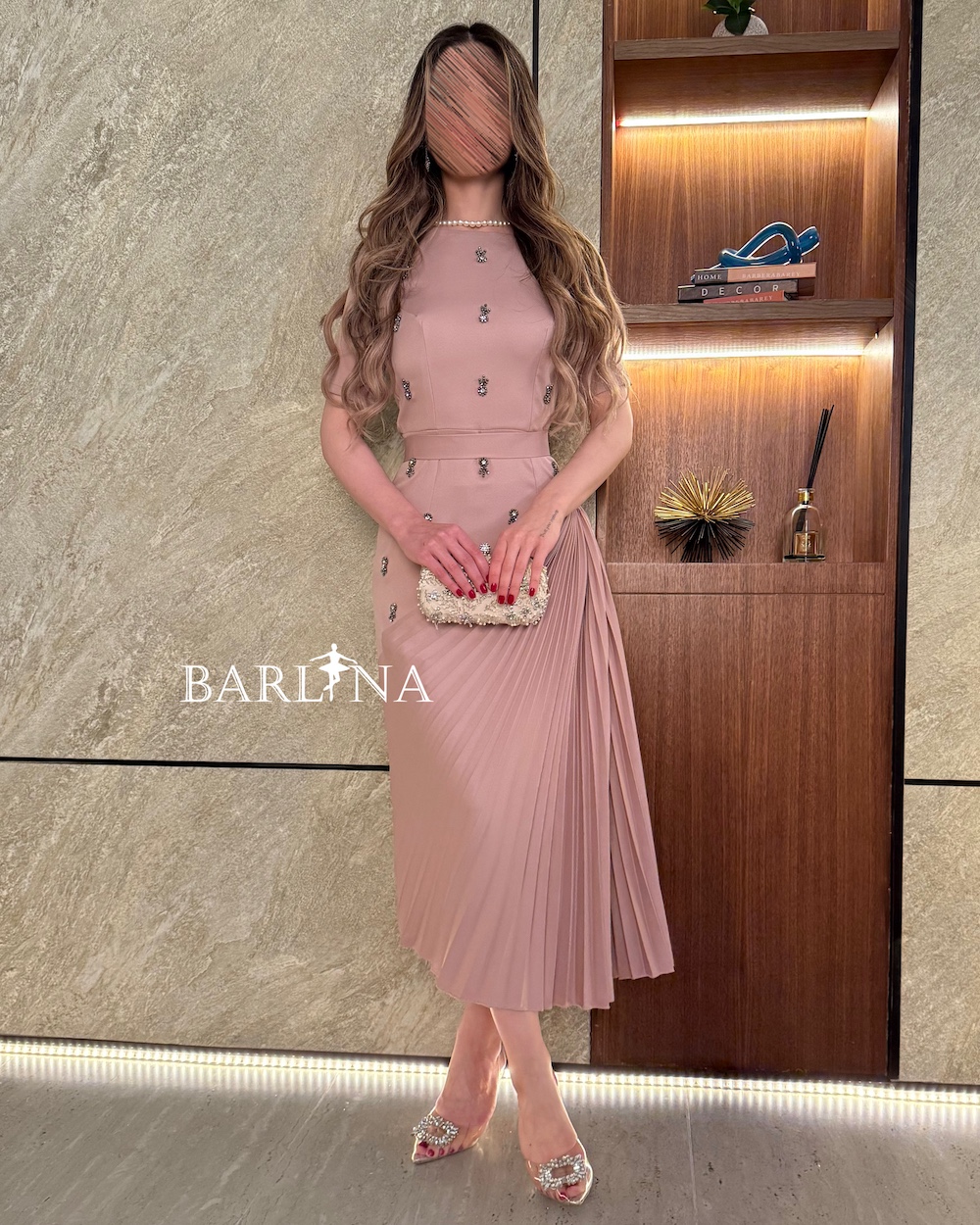 open lace back dress Feeling Good Nude Bandeau Jumpsuit With Pleated Trouser – Club L London main image 0
