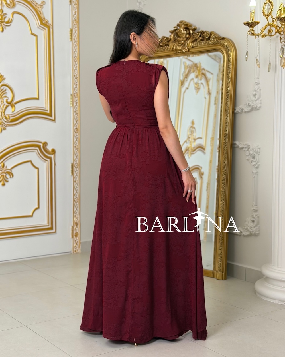 red dress with pleats Vila Red Pleated Maxi Dress