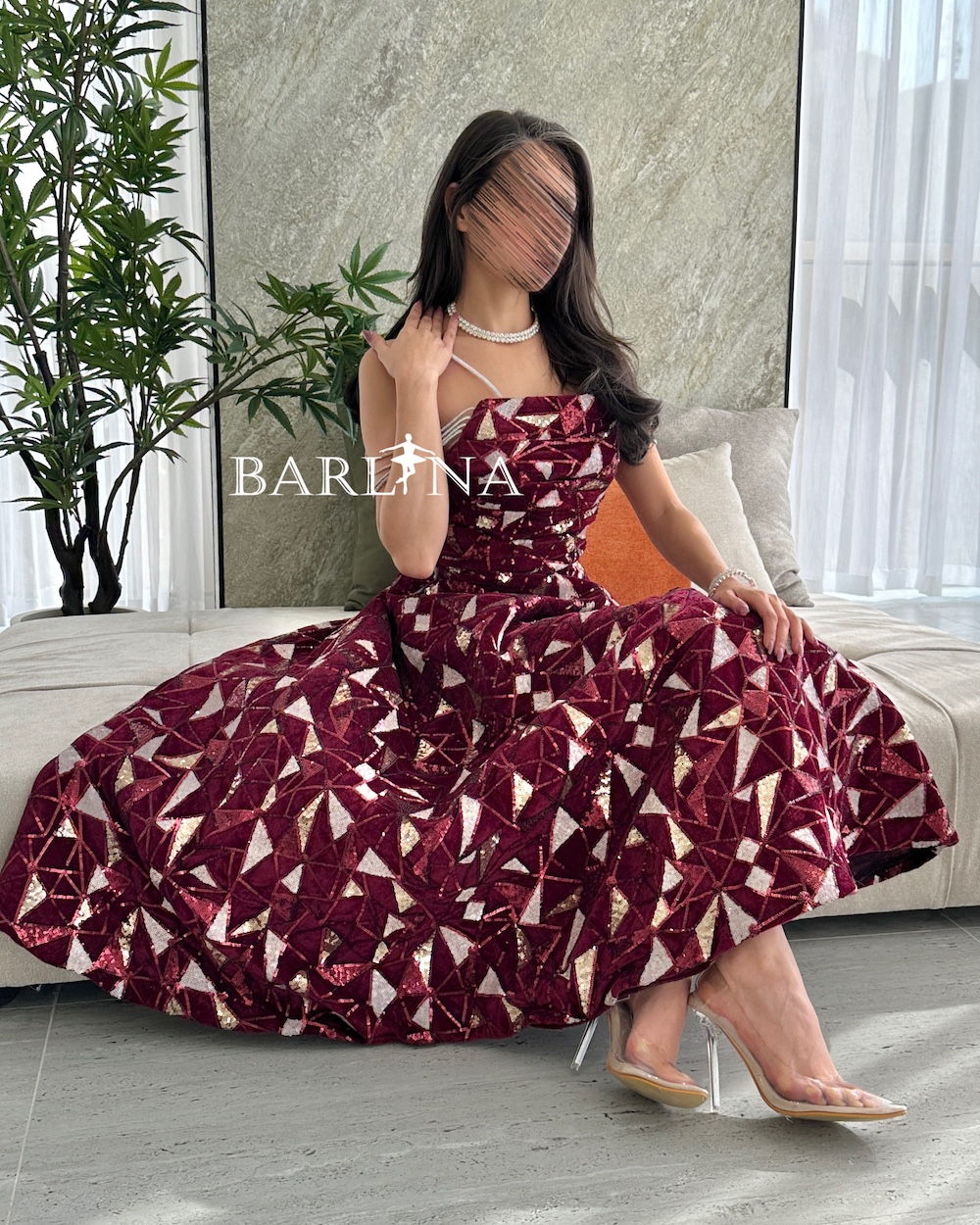 burgundy print midi dress Floral Textured Print Burgundy Midi Dress main image 0