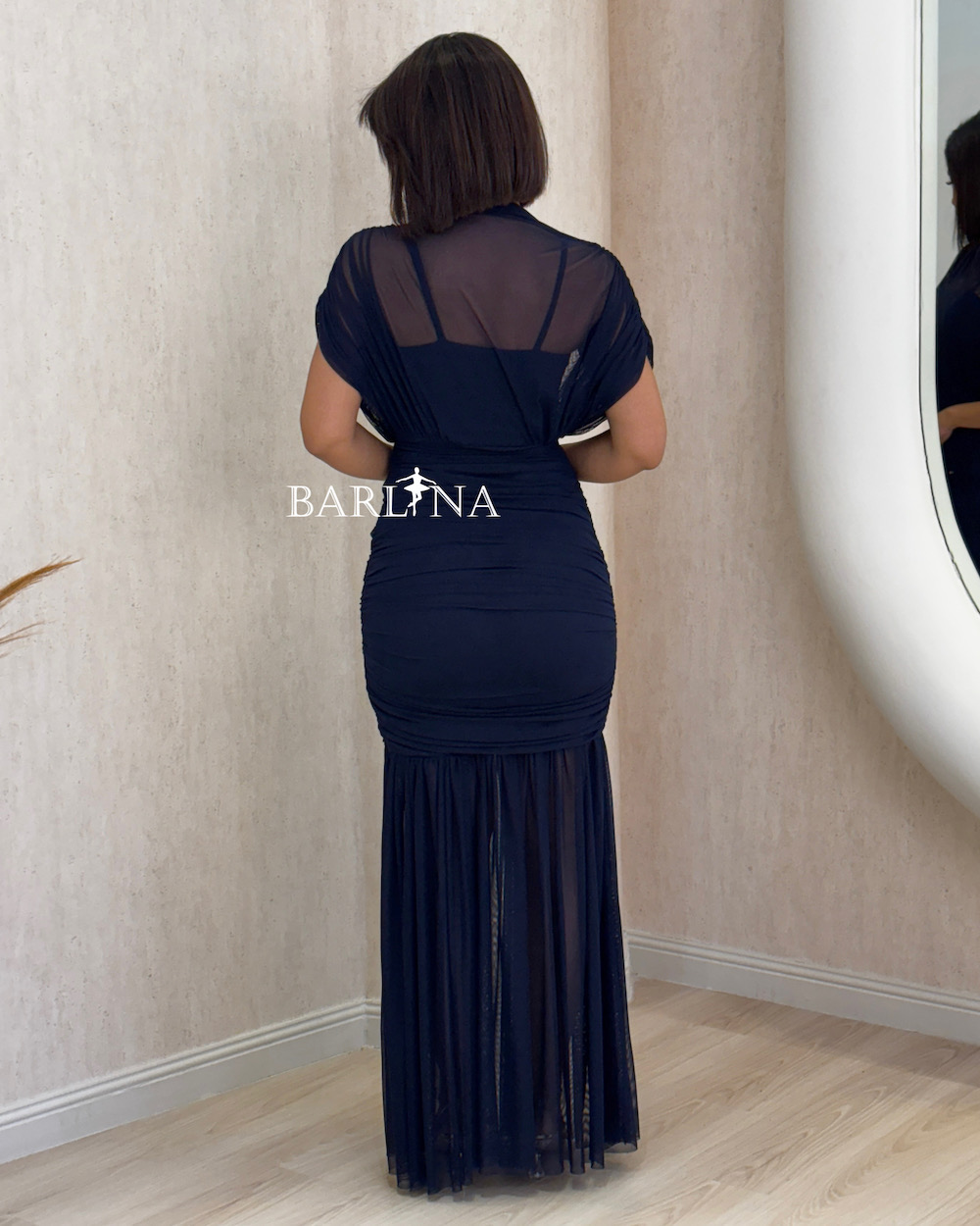 bodycon short dresses One Shoulder Puff Sleeve Bodycon Mini Dress