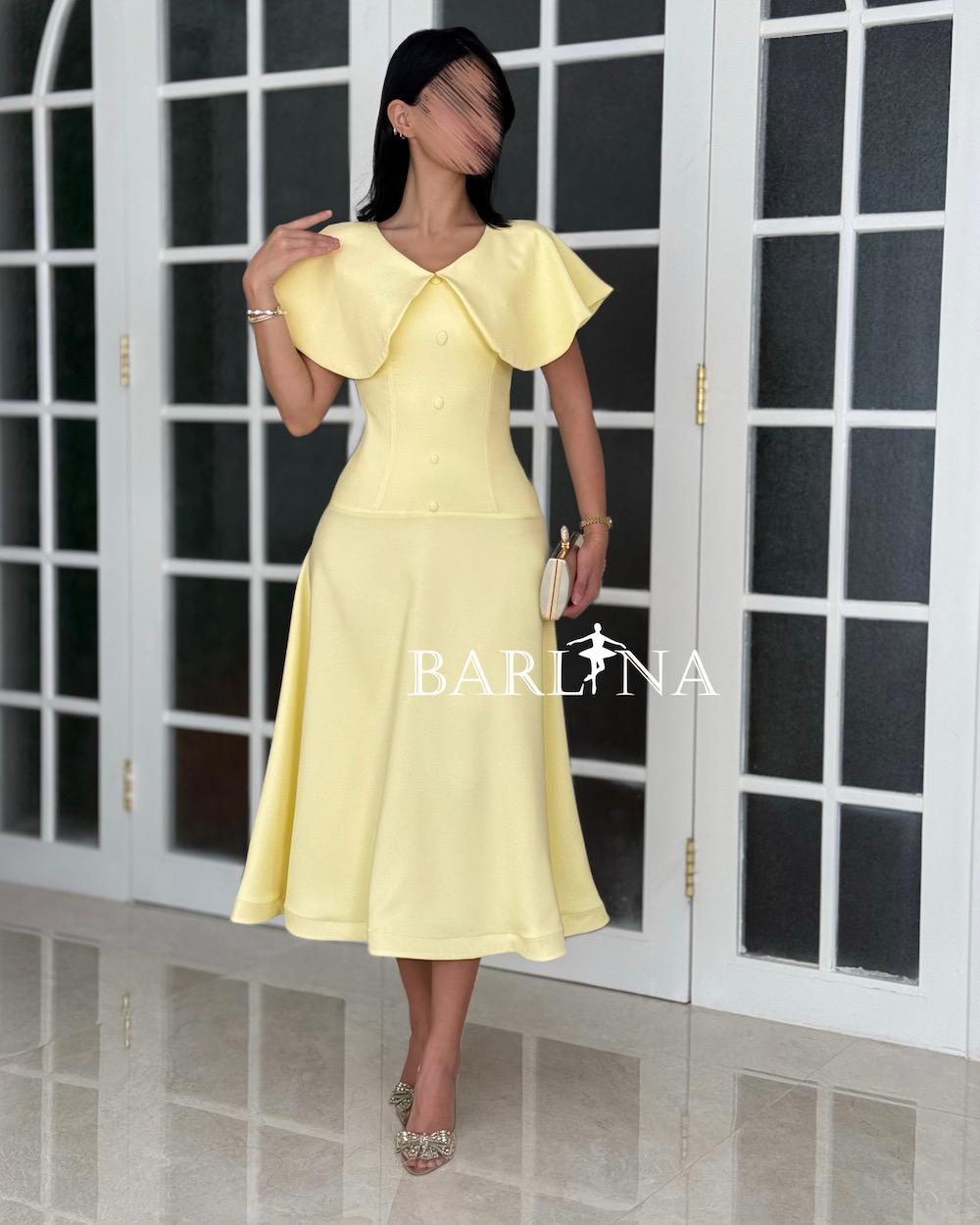 Elegant midi dress with a classic design