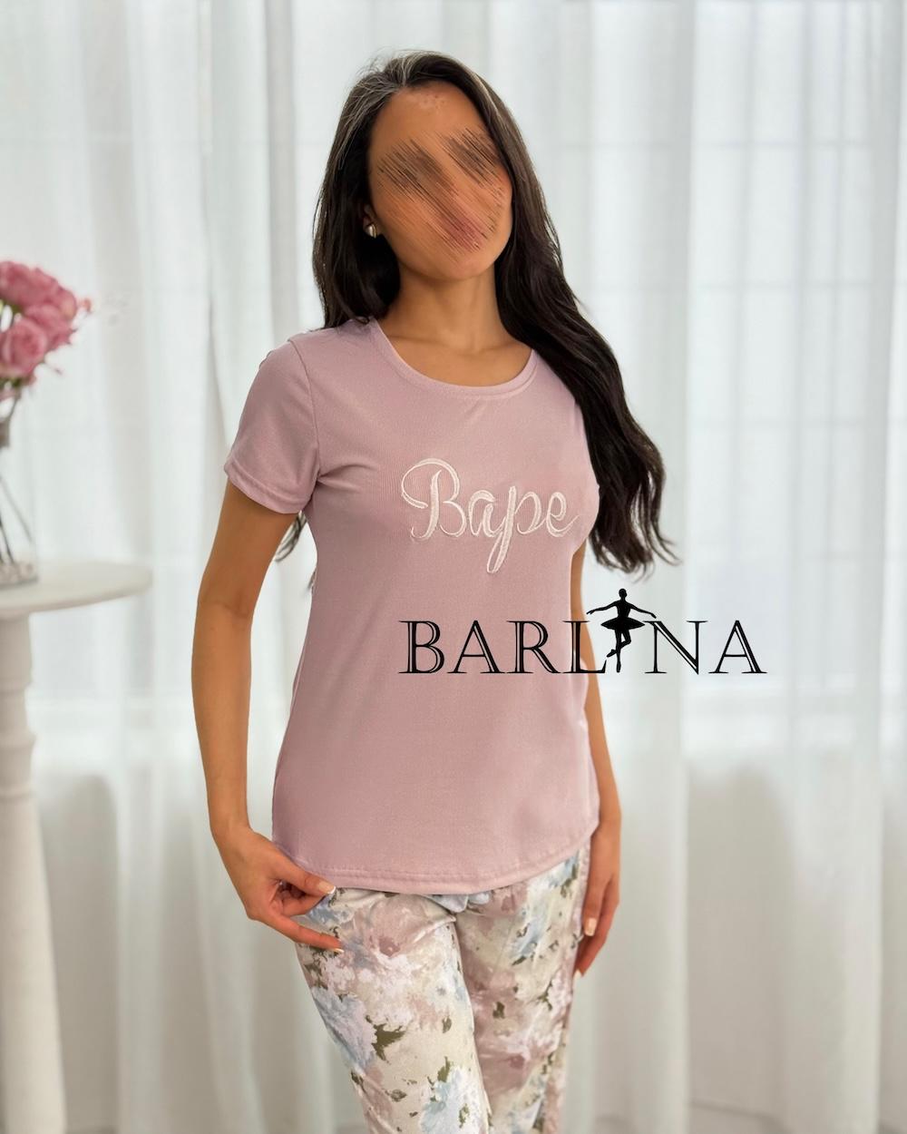 Stylish pajamas with floral pants