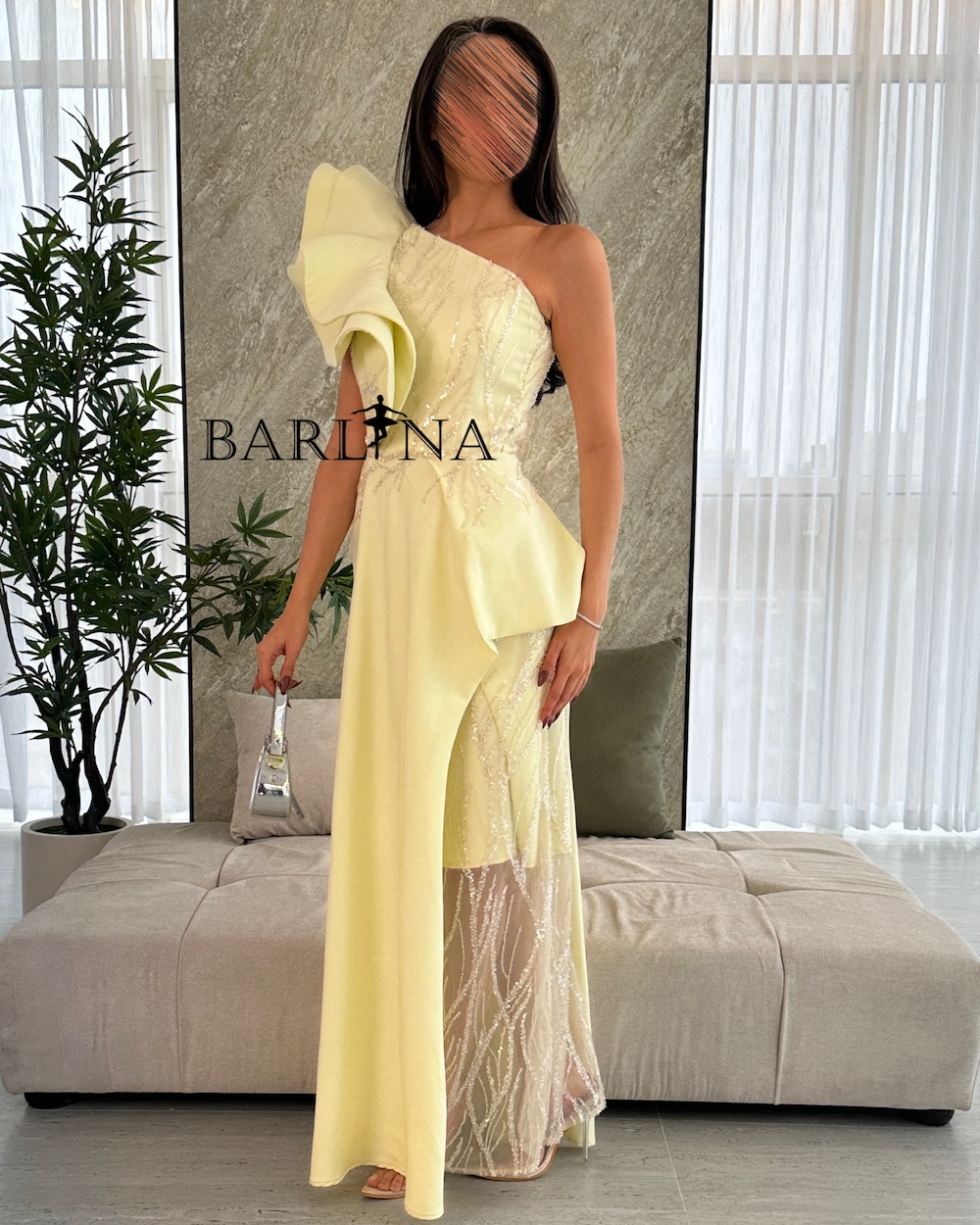 green emerald velvet dress Zapaka Women Lemon Green Formal Dress Satin Off The Shoulder Mermaid Long Prom Dress, Lemon Green / US6 main image 0