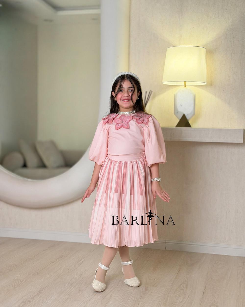 Soft girls' outfit decorated with roses