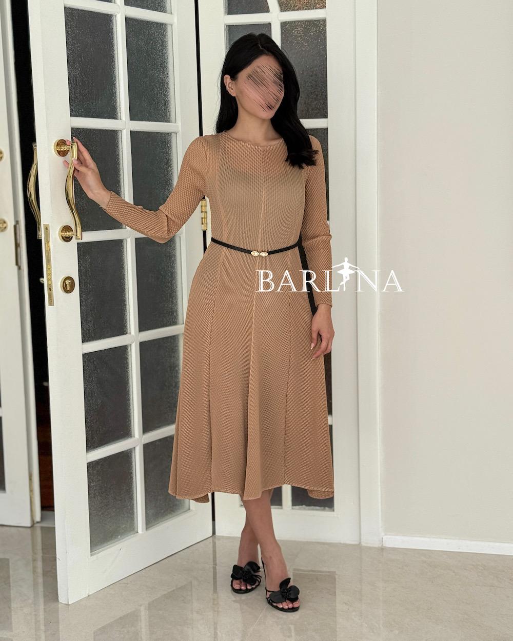 A simple and elegant midi dress
