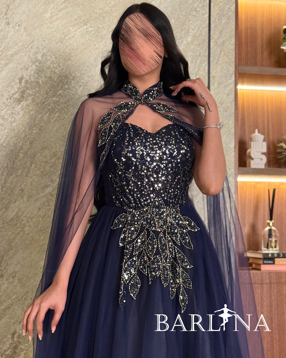 sachin and babi light blue dress Jovani main image 1