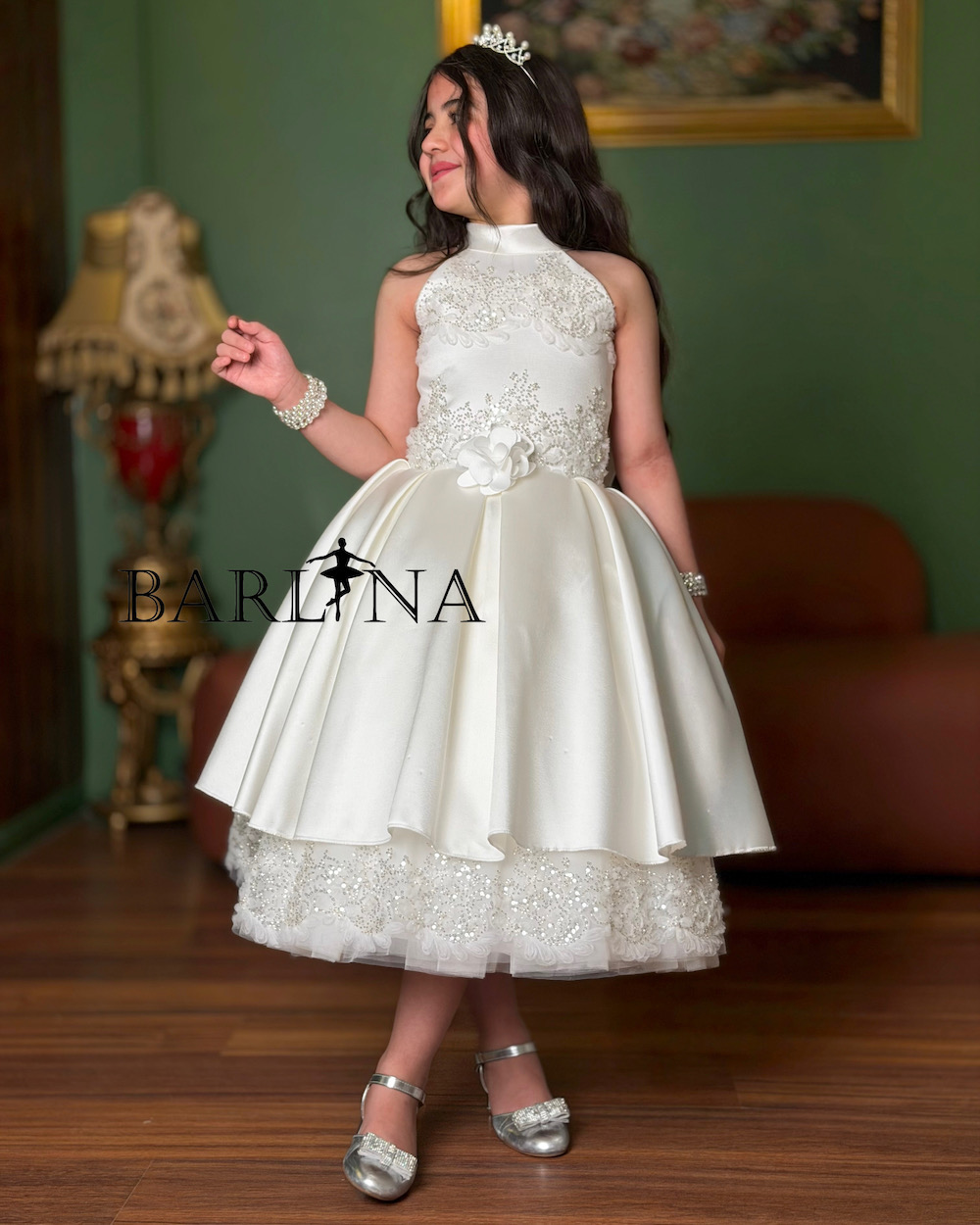 dress with long cape Modest Formal Cape Dress G569