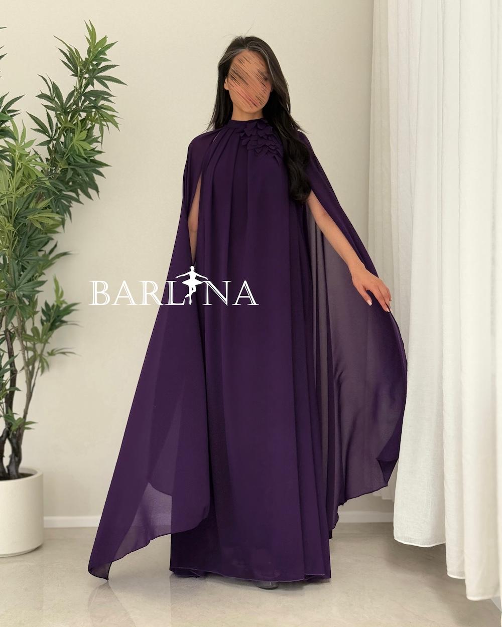 A long dress with a soft and flowing design
