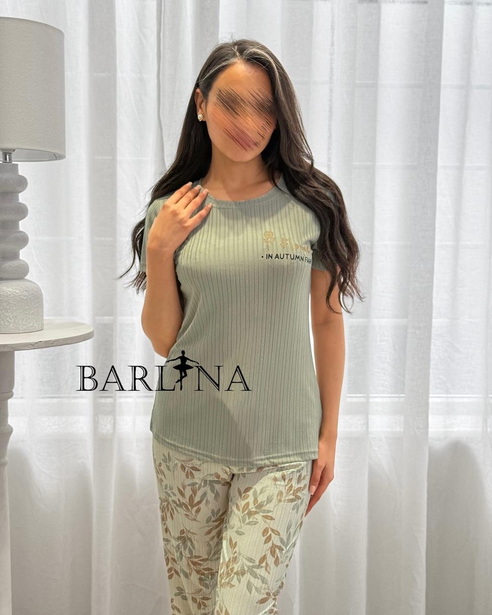 Soft pajamas with floral pants