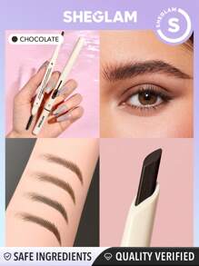 Before and after makeup image
