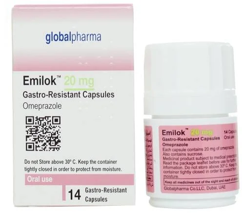  Emilok 20 mg 14 Capsules 