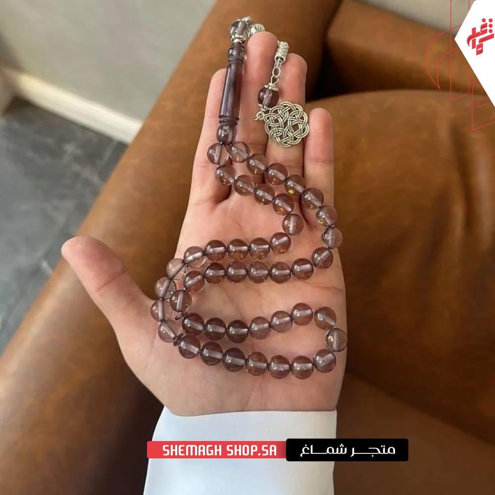 سبحة بكلايت شفاف
