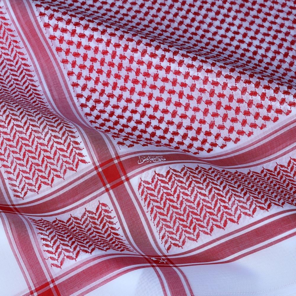 شماغ ملكي خاص البصمة البيضاء