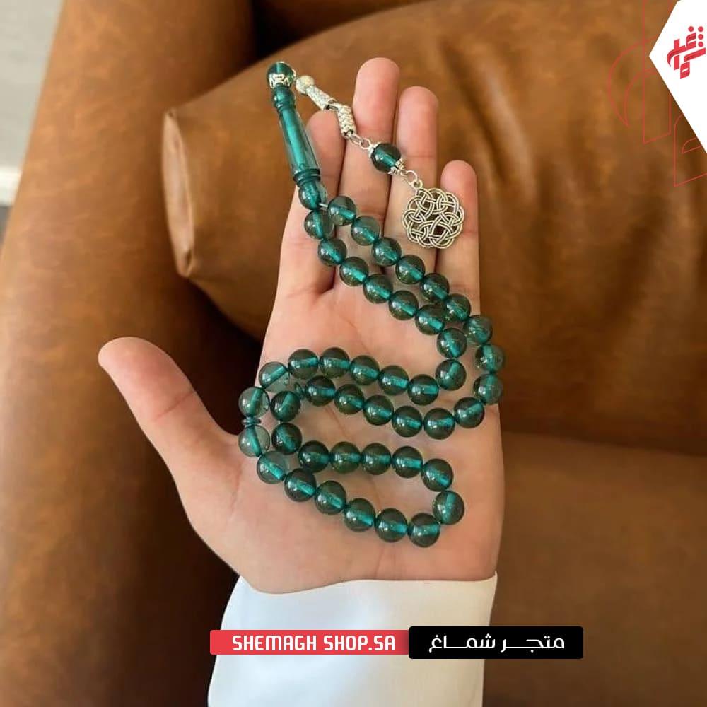 سبحة بكلايت زمردي