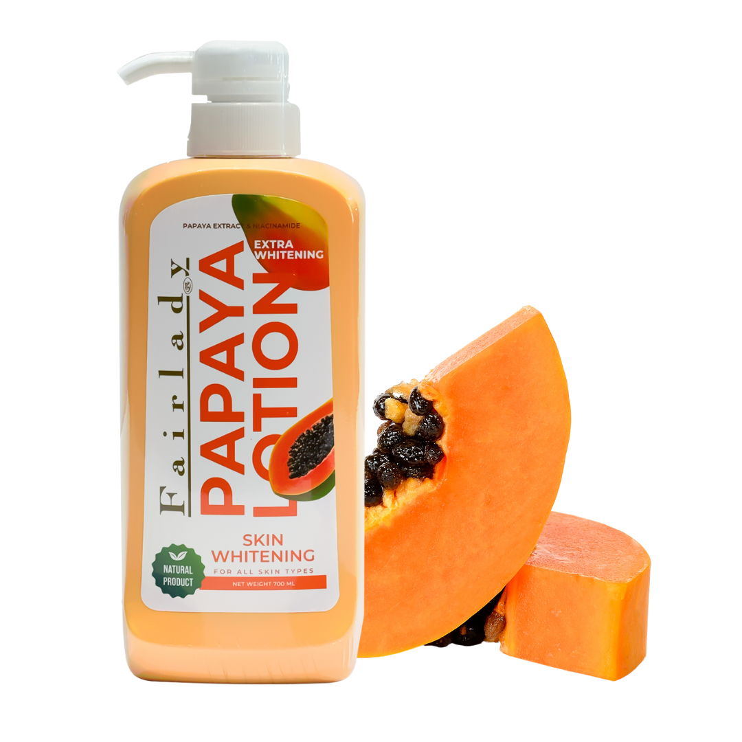 natichaa body & face glutathione & papaya natural whitening Fairlady Extra Whitening Papaya Body Lotion