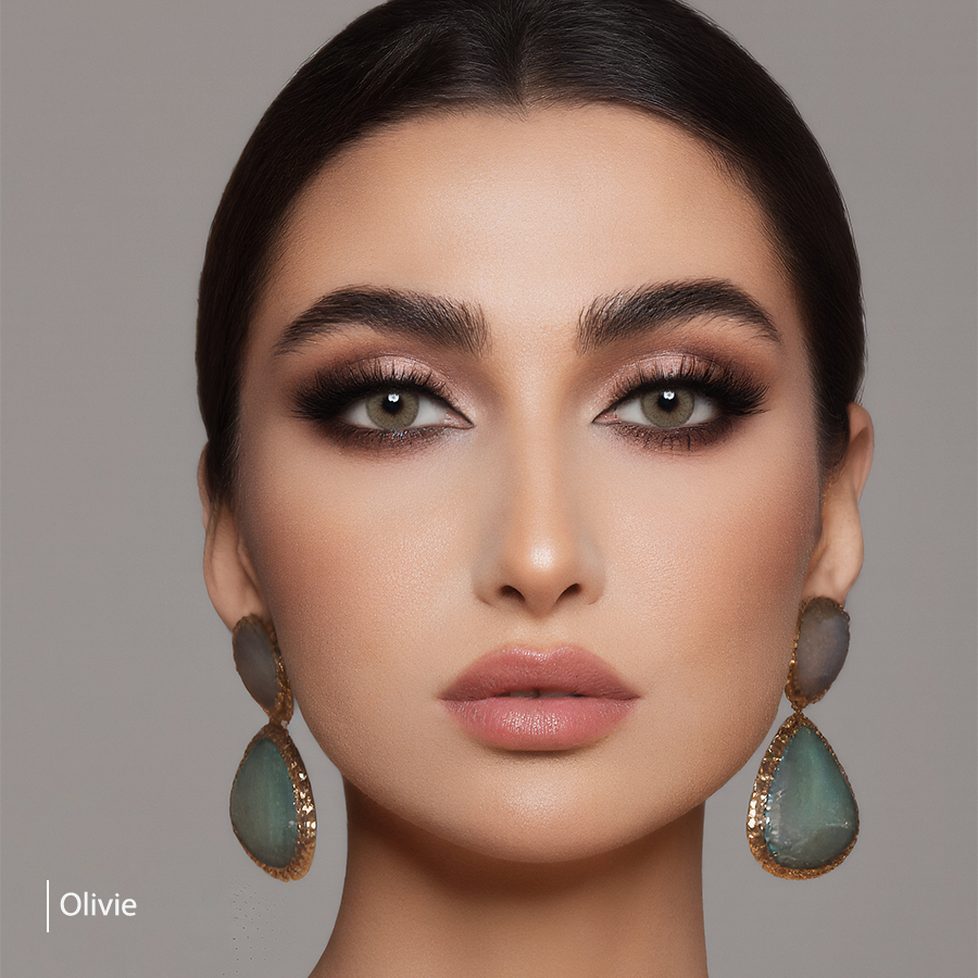 X Lens Olive Cosmetic Contact Lenses