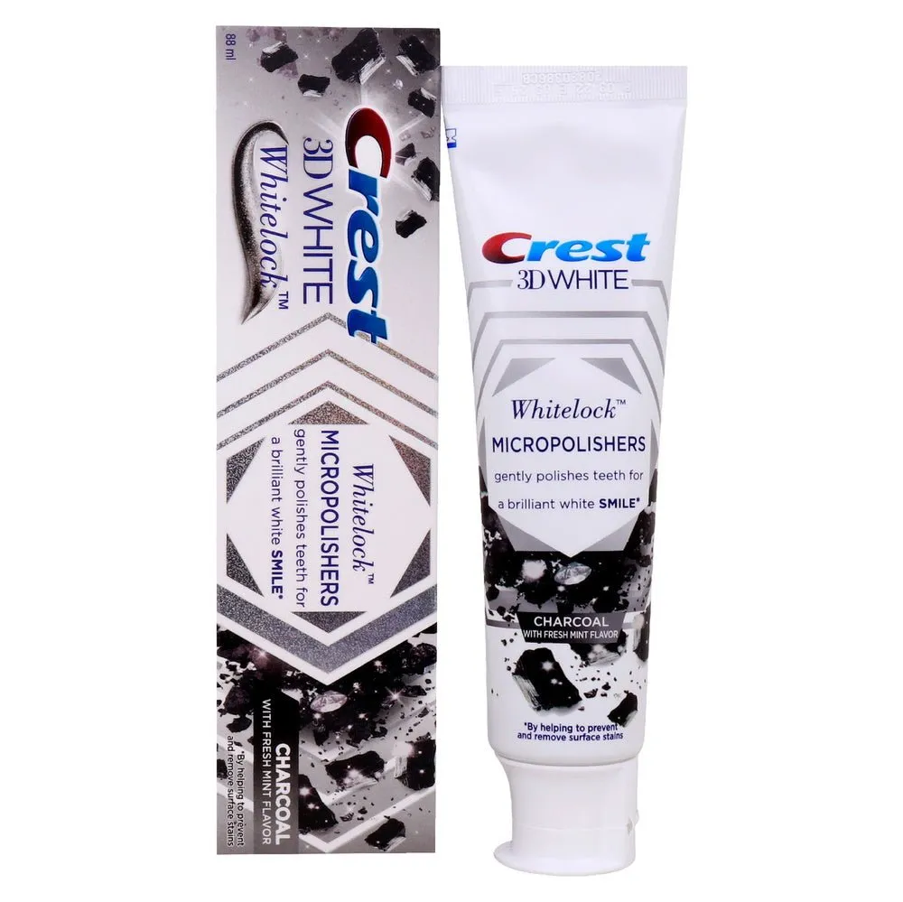 Crest 3D White LUX Charcoal Mint Toothpaste 88ml