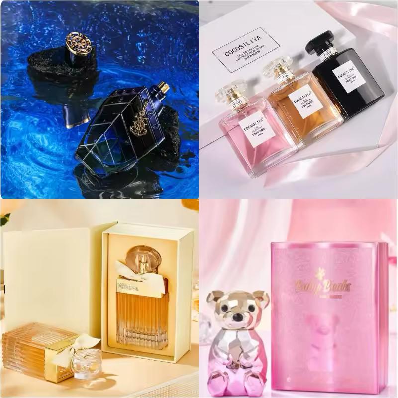زجاجة عطر فاخرة بتصميم أنيق مناسب للنساء والرجال