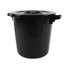 سطل بلاستك 40لتر اسود 