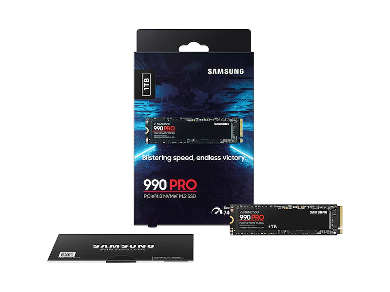 SAMSUNG 990 PRO PCIe® 4.0 NVMe® M.2 SSD 1TB 7