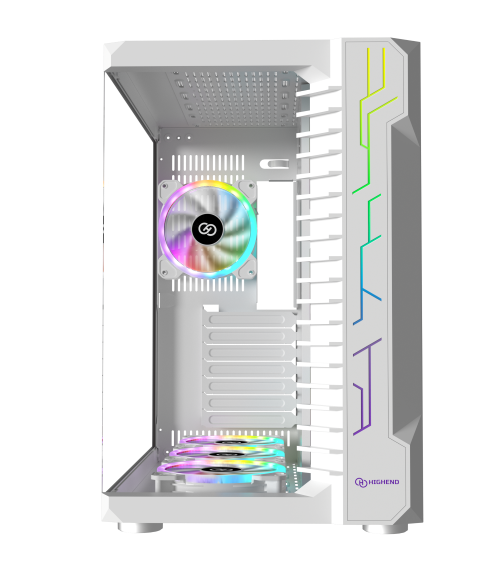 Highend Covid 55 Plus Mid-Tower Case White