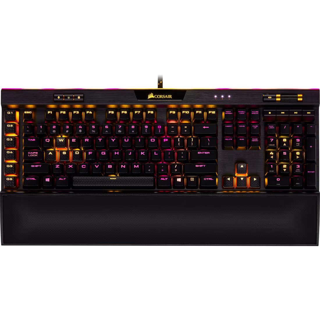 GuardV - Skin Protettiva Per Tastiera Meccanica Corsair K95 RGB Platinum – Antipolvere, Antischizzo, Sottile