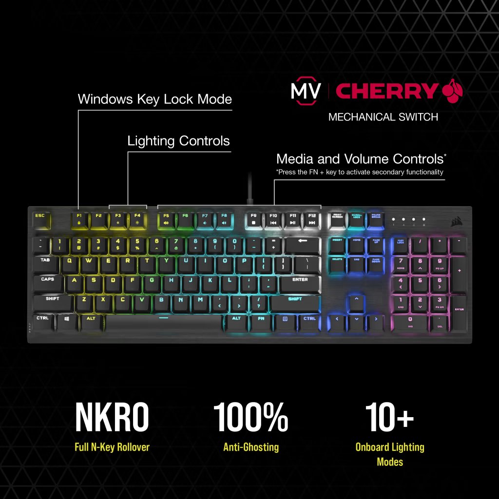 Corsair K60 RGB PRO Gaming outlet Keyboard